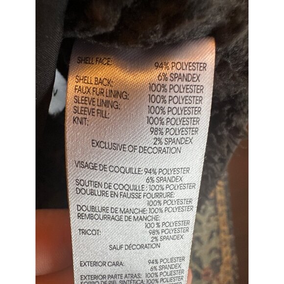 Calvin Klein Mens Softshell Jacket L Black Polyester Spandex Blend Casual - Picture 6 of 7